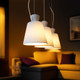 Modern Design 3 Pendant Lights Ribbed White Glass E14 40W Modern Design 3 Pendant Lights Ribbed White Glass E14 40W